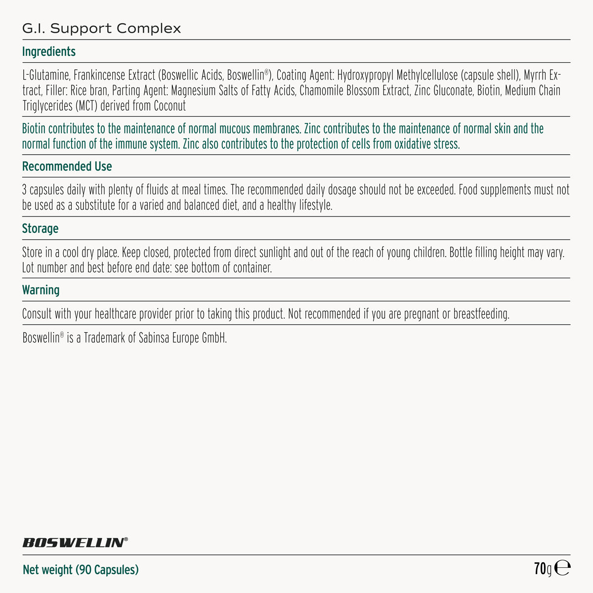 
                  
                    G.I. Support Complex
                  
                